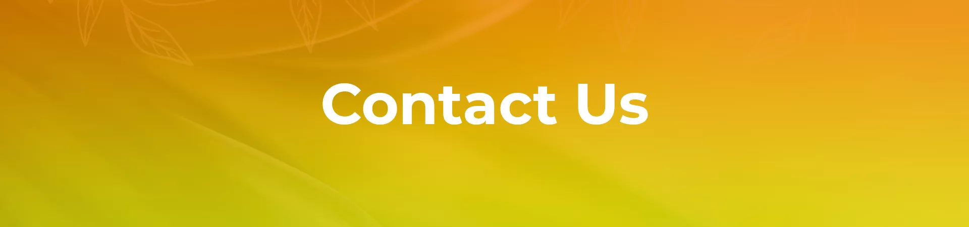 Contact Us Banner